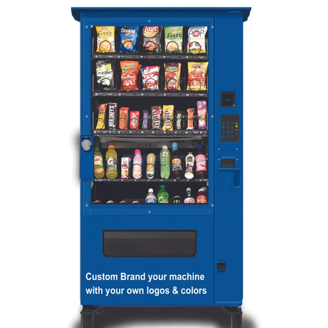 Automatic Combo Refrigerated Vending Machines for Snack Beverage Drink Cold Drink Vending Machine