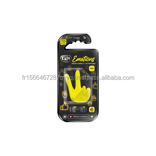 GS27 Car Air Fresheners DEOCAR EMOTIONS Monoi Yellow