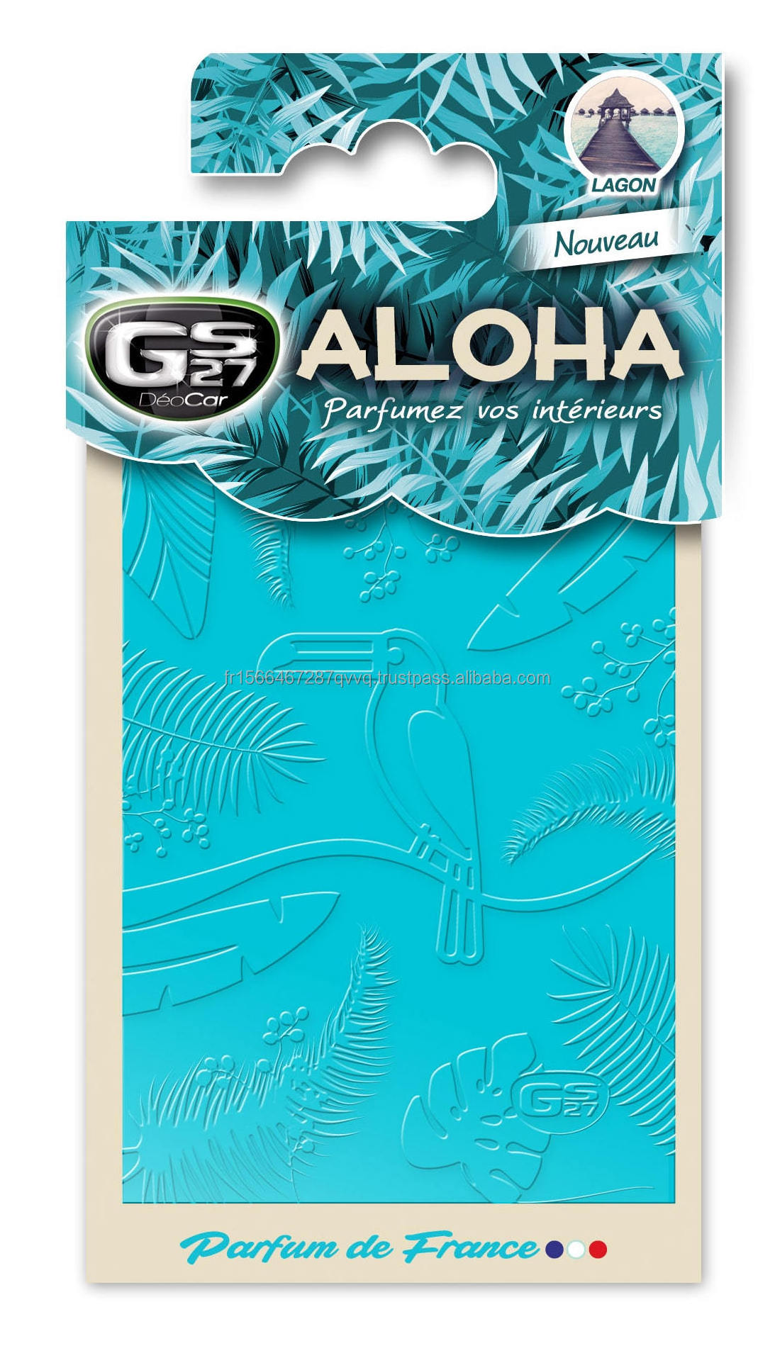 GS27 Car Air Fresheners DEOCAR ALOHA - LAGOON