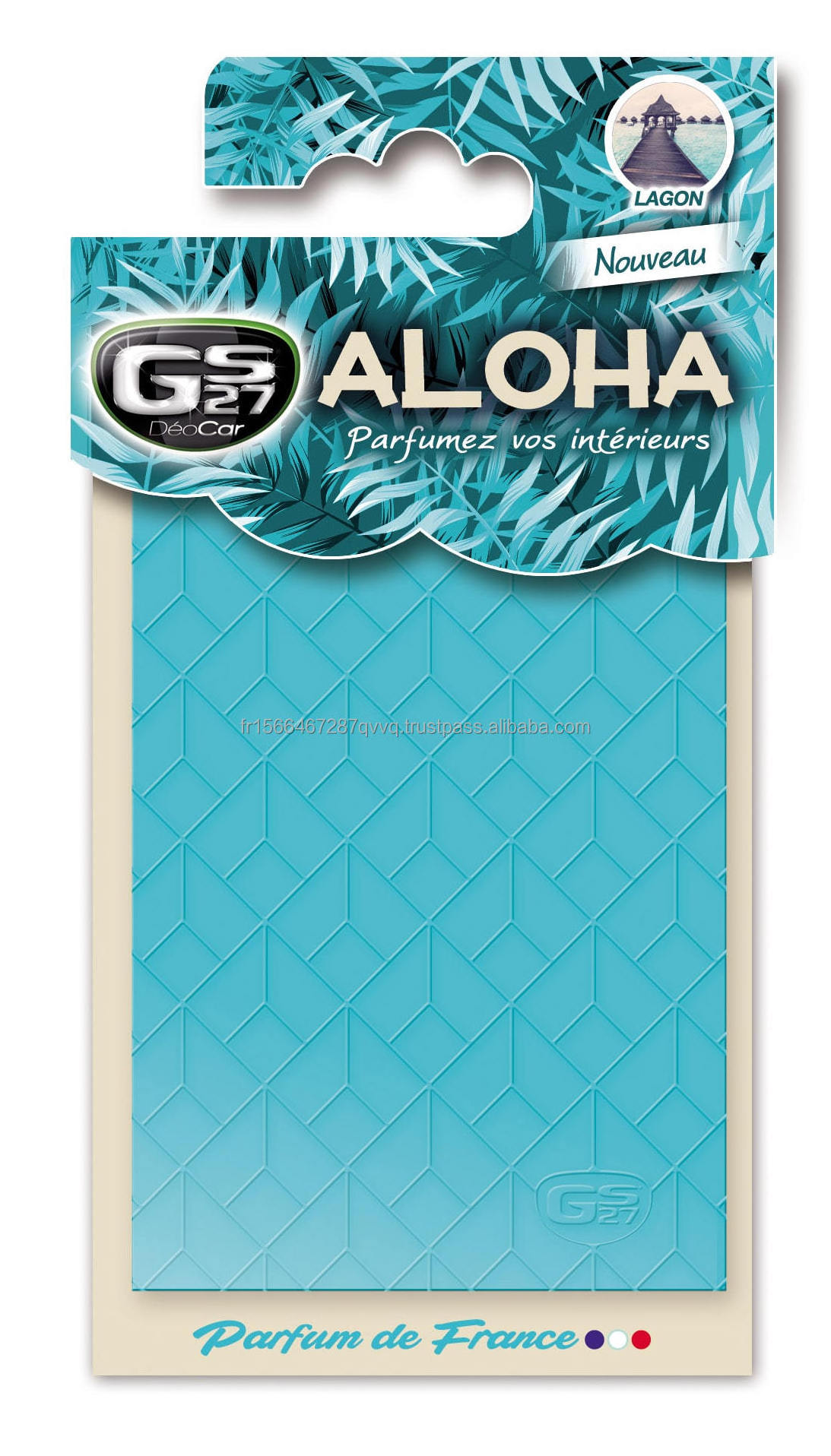 GS27 Car Air Fresheners DEOCAR ALOHA - LAGOON