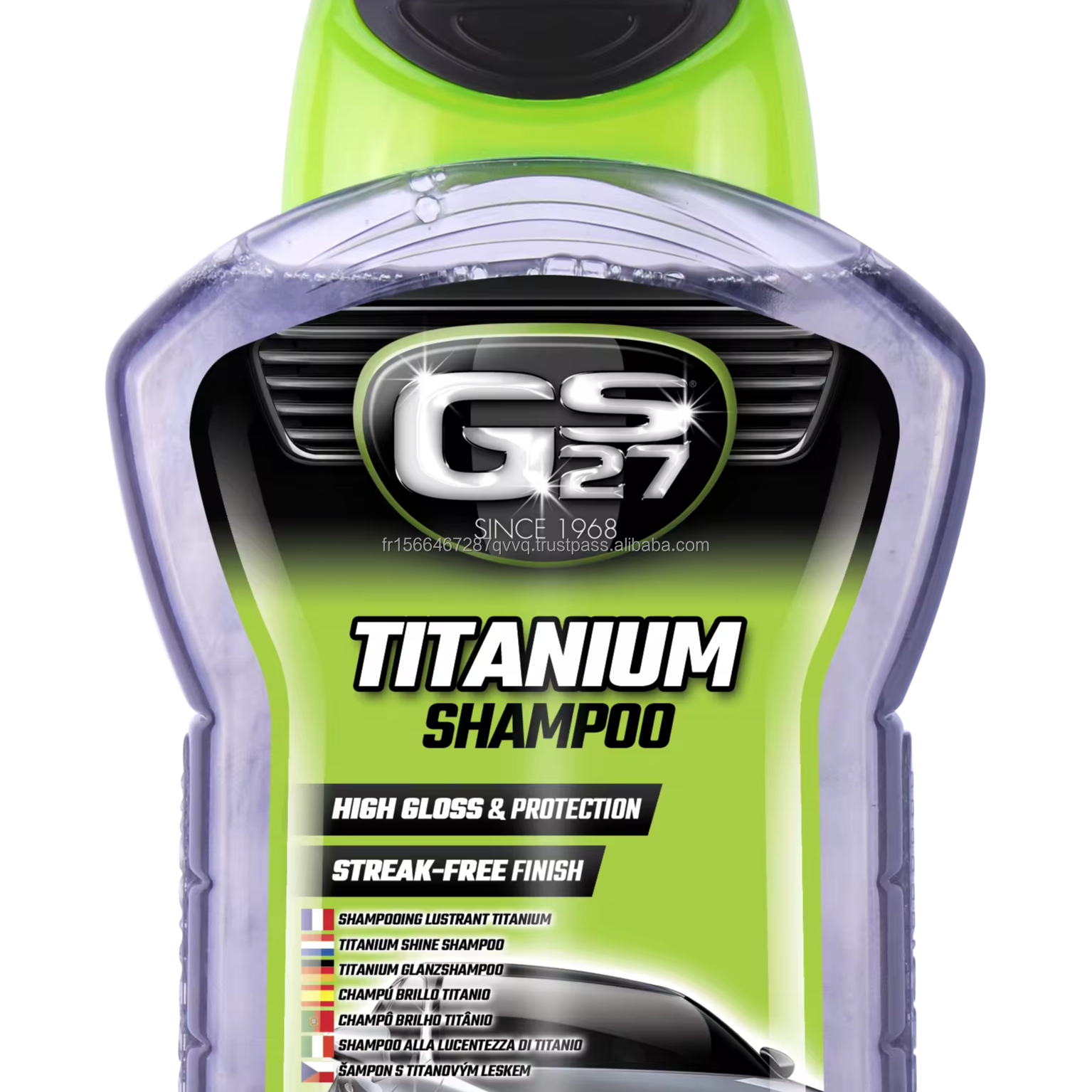 GS27 CLASSICS Ultra shine titanium shampoo 535 ml PREMIUM CAR CARE PRODUCT MADE IN FRANCE CAR DETAILING