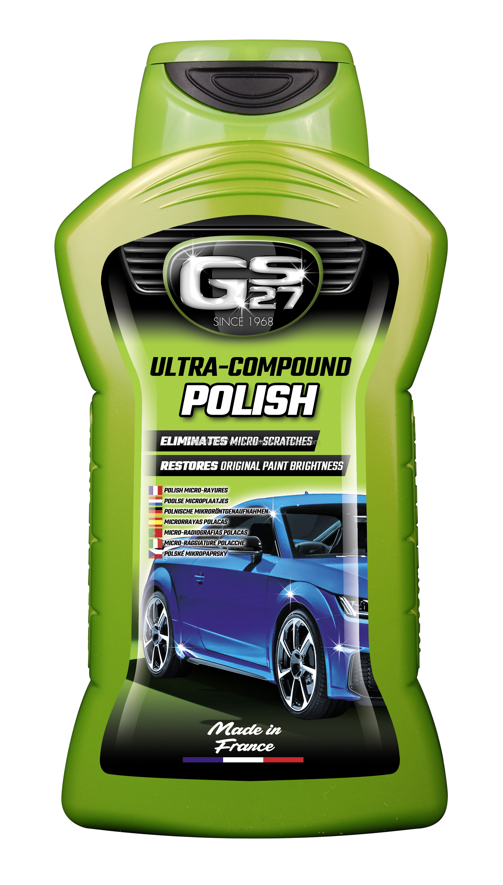 GS27 CLASSICS Ultra Compound Car Polish 500 ml Premium Car Care Product Made In France Car Detailing