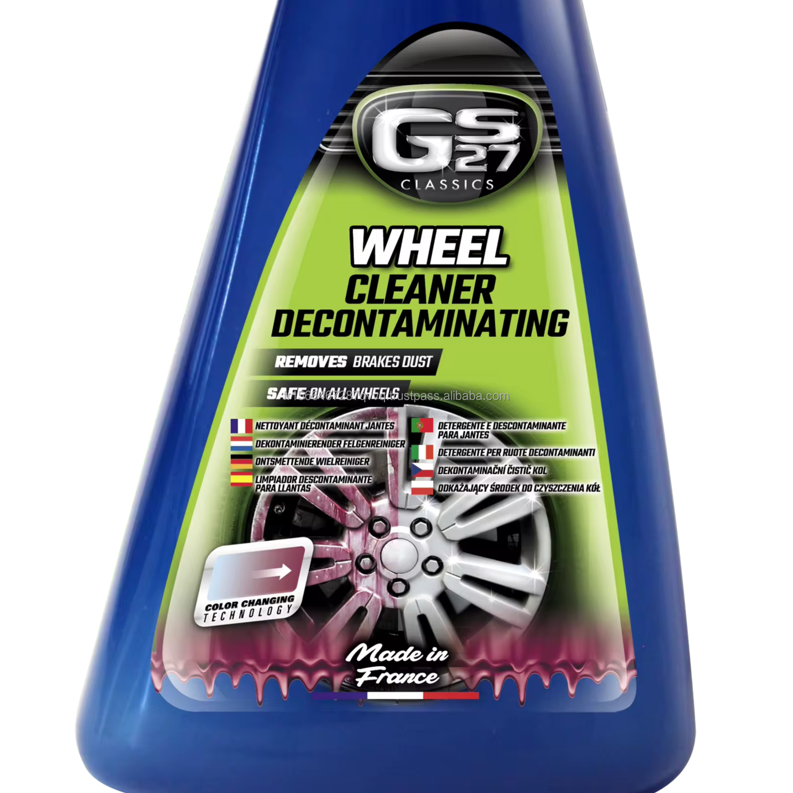 GS27 CLASSICS Wheel Gel Cleaner Decontaminating 500 ml Made In France Premium Car Care Products Detailing