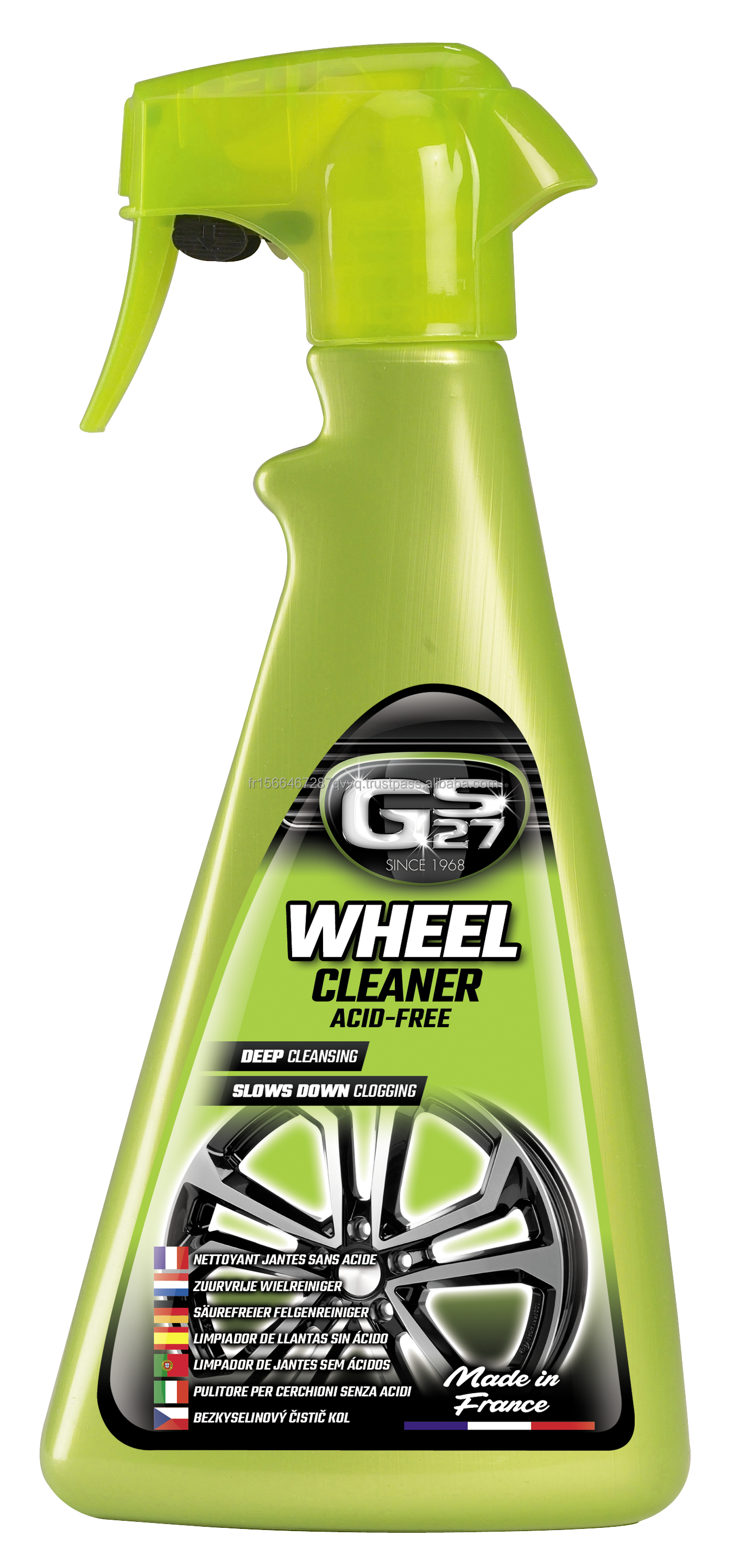 GS27 CLASSICS Wheel Cleaner Acid Free 500 ml Premium Car Care Product Made In France Car Detailing