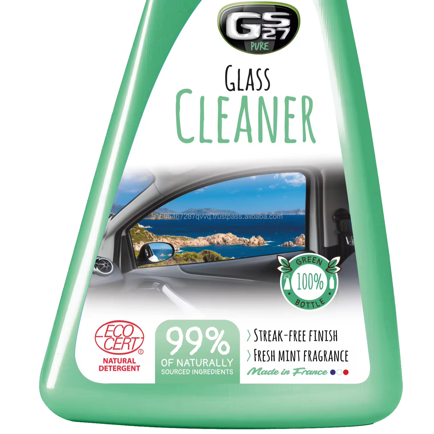 GS27 PURE ECOCERT CAR GLASS CLEANER 500 ML Premium Car Glass Product Made In France