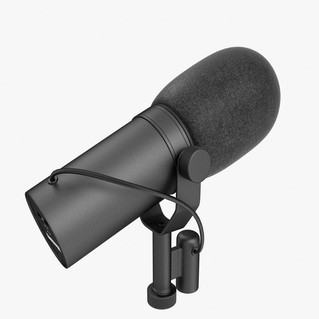 Selectable Frequency Response Recording Podcasting Cardioid Studio Microphone Dynamic Vocal Microphone