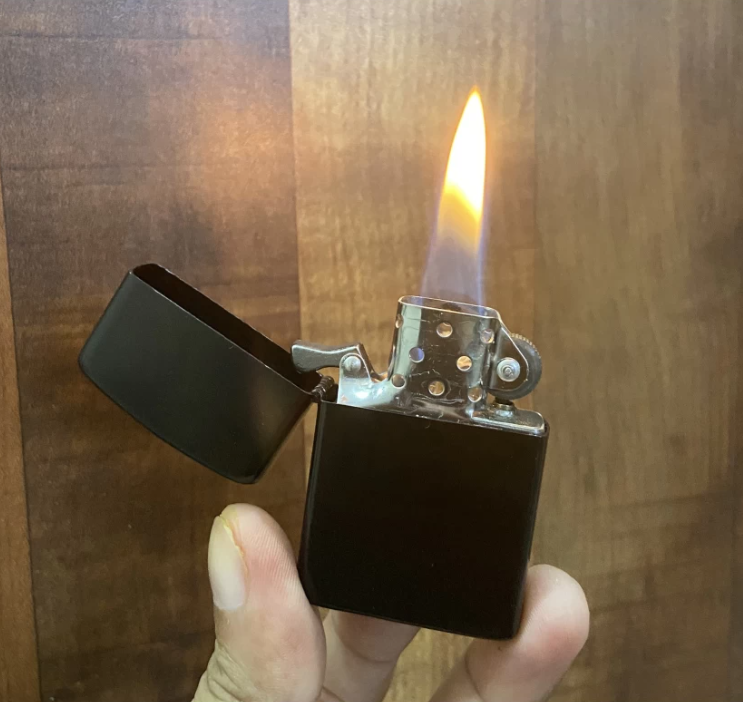 Reusable Lighter Large CP11 Black Crystal 48ct Safe Lighter Reusable Lighter Soft Flame Kitchen Lighter