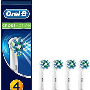 Oral B Cross Action Electric Toothbrush Replacement Brush Heads Refill, 4Count Visit the Oral-B Store