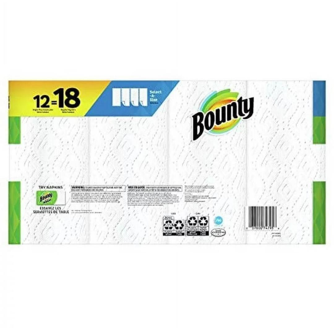 Bounty Select-A-Size Paper Towel, 83 Count (Pack of 12), White 996