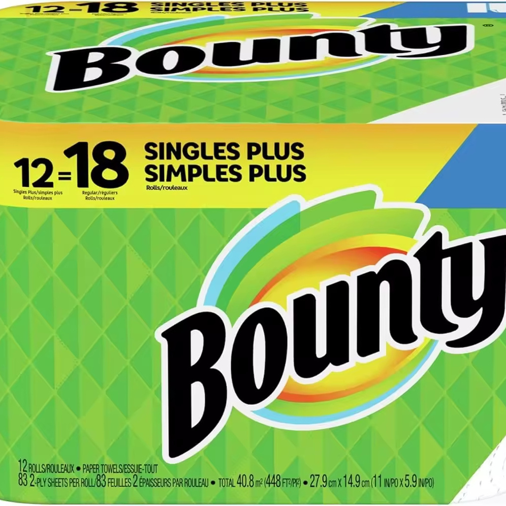 Bounty Select-A-Size Paper Towel, 83 Count (Pack of 12), White 996