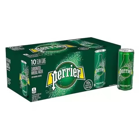 Perrier sparkling natural mineral water 24 pk. (16.9 fl. Oz./pack) Sugar Free for sale