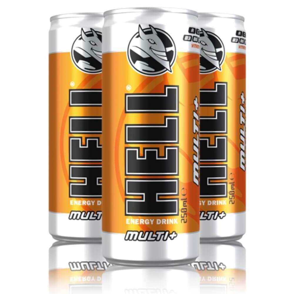 Hell Energy Drinks 250ml - Original - Grape - Watermelon - zero Wholesale Prices