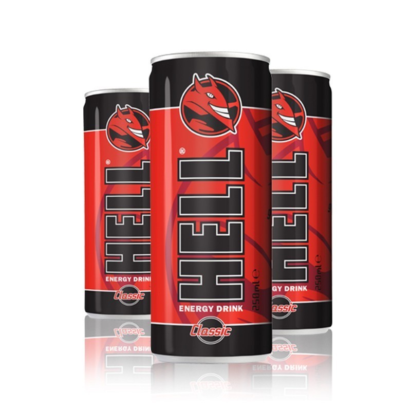 Hell Energy Drinks 250ml - Original - Grape - Watermelon - zero Wholesale Prices