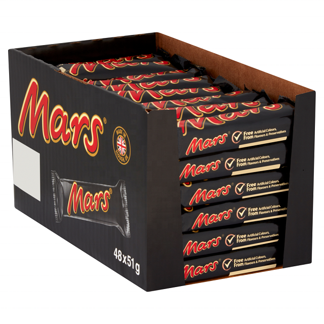 Hot Sale Real Quality Mars Chocolate Box (24x51gm) Wholesale Price Supplier Cheap price