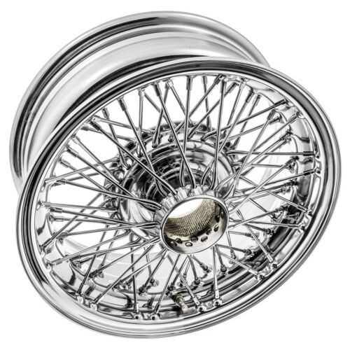 High quality gold / silver forged spoke chrome wire car wheels alloy rims