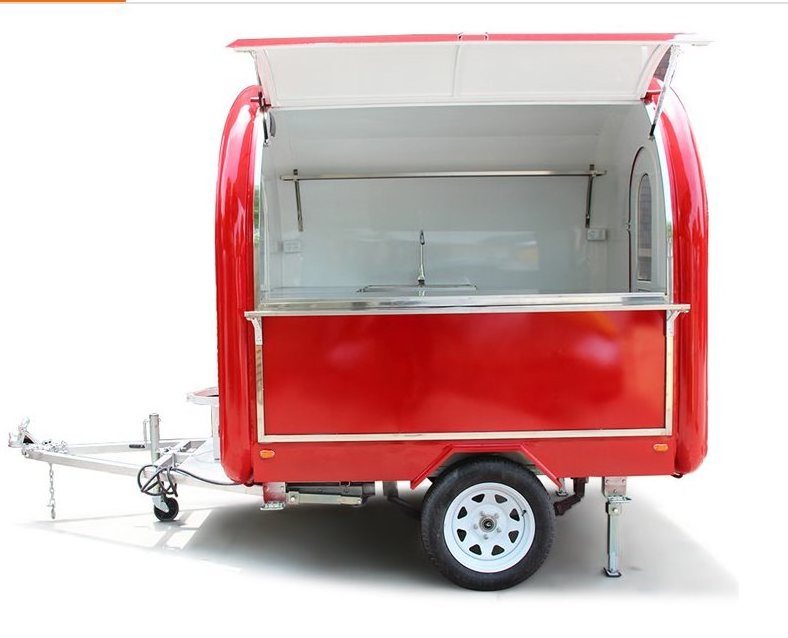 Mobile Hot dog Food Trucks Beverage Hot Storage Kitchen Trailer Ice Cream Truck Mobile Food Cart For Sale