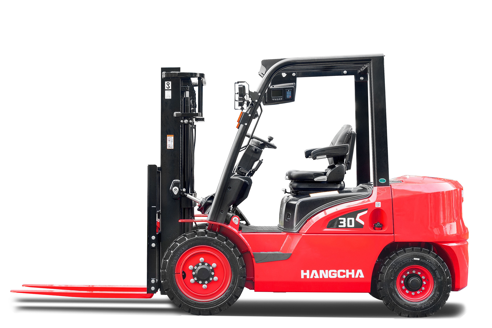 4 wheel Lithium Forklift Battery Operated Fork Lift Small Forklift 1.5 ton 2 ton 3 ton 3.5 ton with Solid Tire