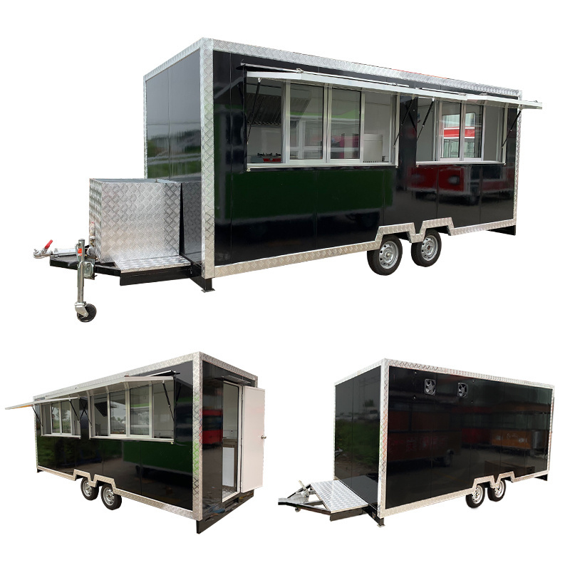 Food Truck for fast food hot dog cart Commercial mobile trailer for espresso coffee machine food truck Sushi hot dog pizza