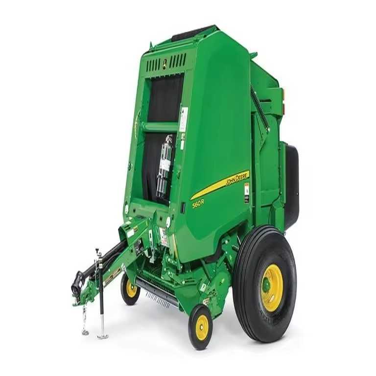 Tractor mounted PTO mini round hay straw john deere 556 baler machine small hay baler for sale