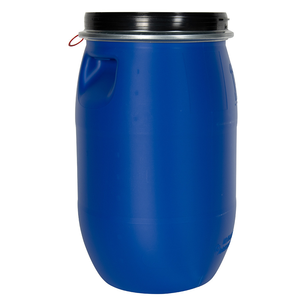 Wholesale price plastic barrel 200l HDPE open top blue plastic drum\55 gallon HDPE heavy blue plastic tank for fuel wholesale