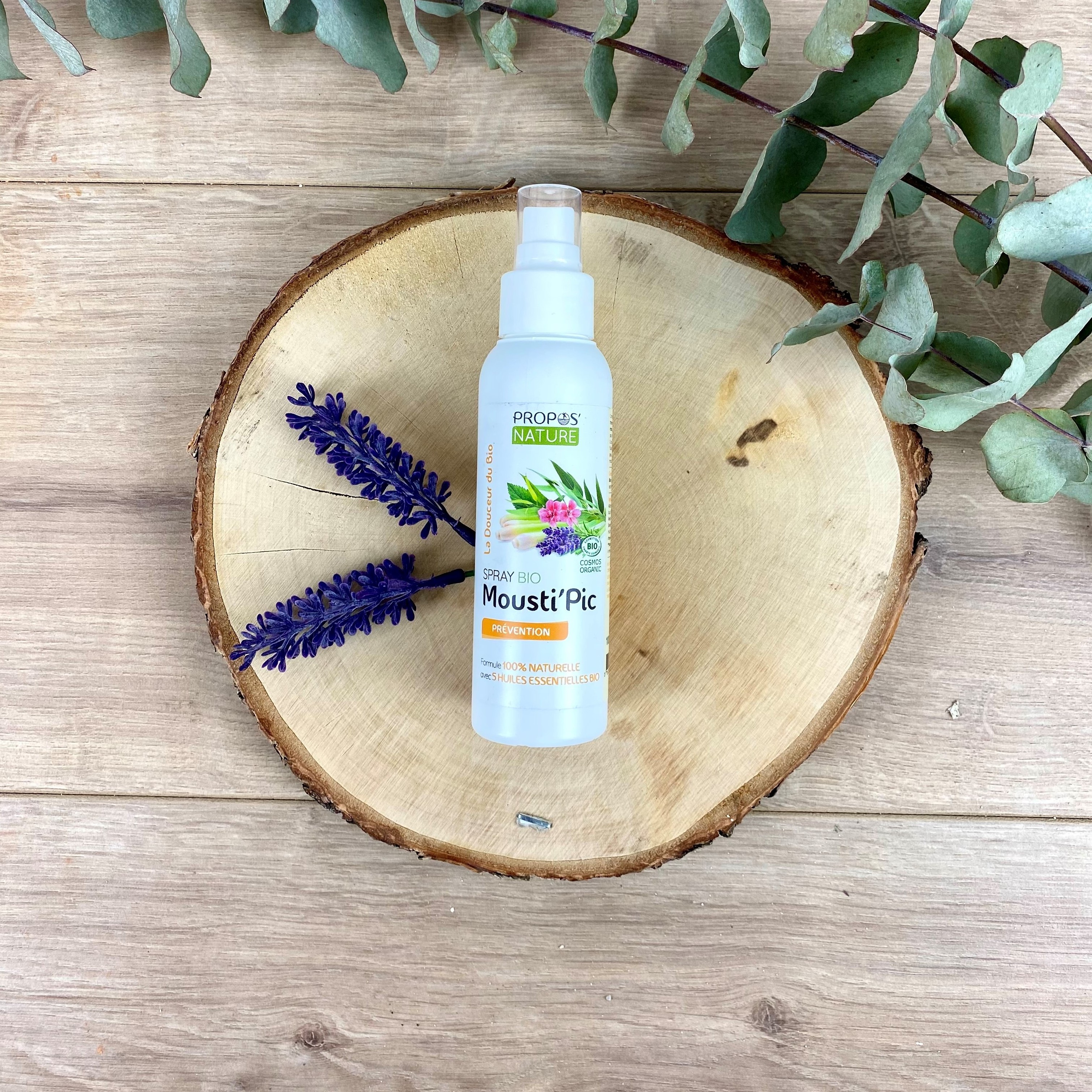 Organic Spray mosquitos repellent - Mosquitos repellent - With essentials oils - Cosmos organic certified - 100 ml