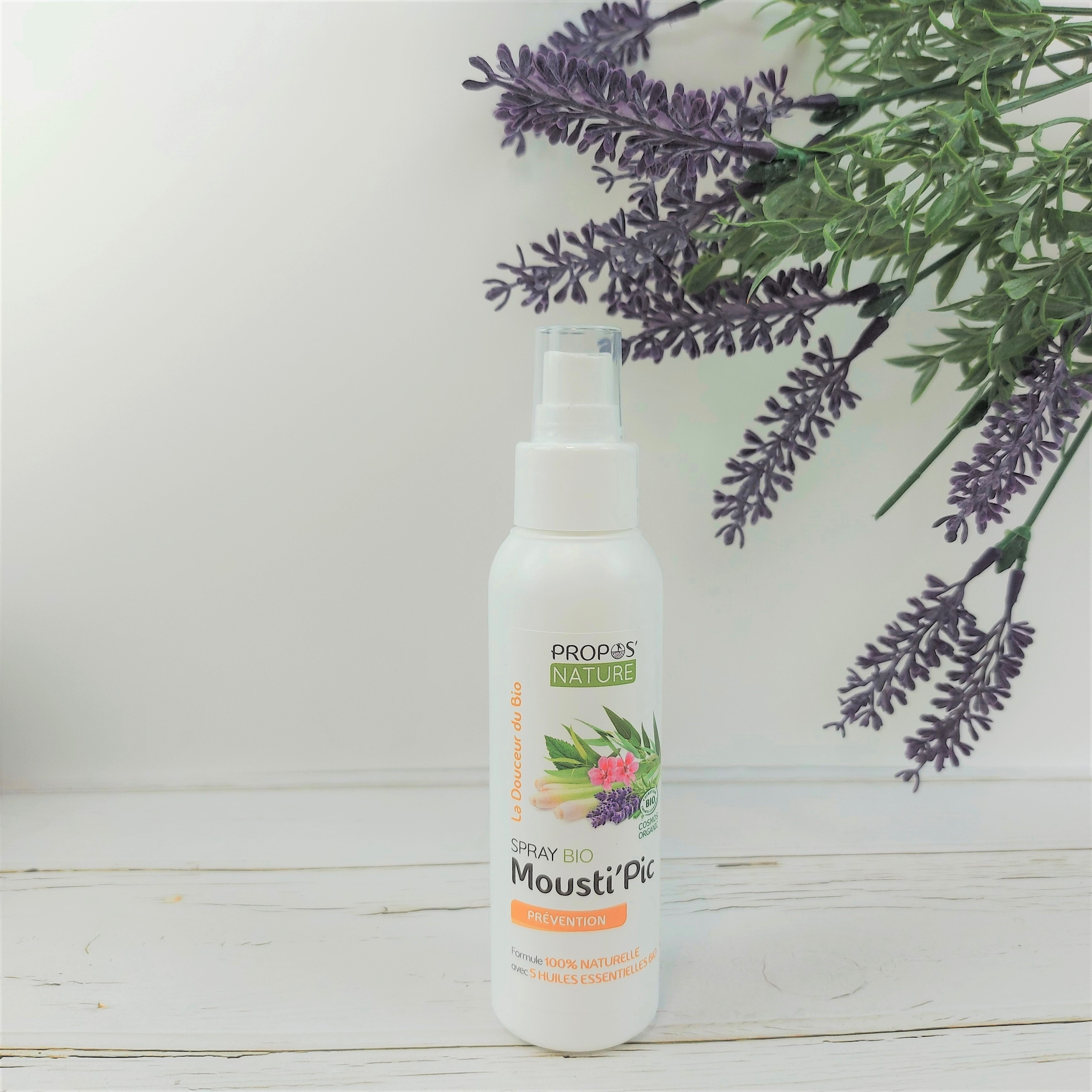 Organic Spray mosquitos repellent - Mosquitos repellent - With essentials oils - Cosmos organic certified - 100 ml