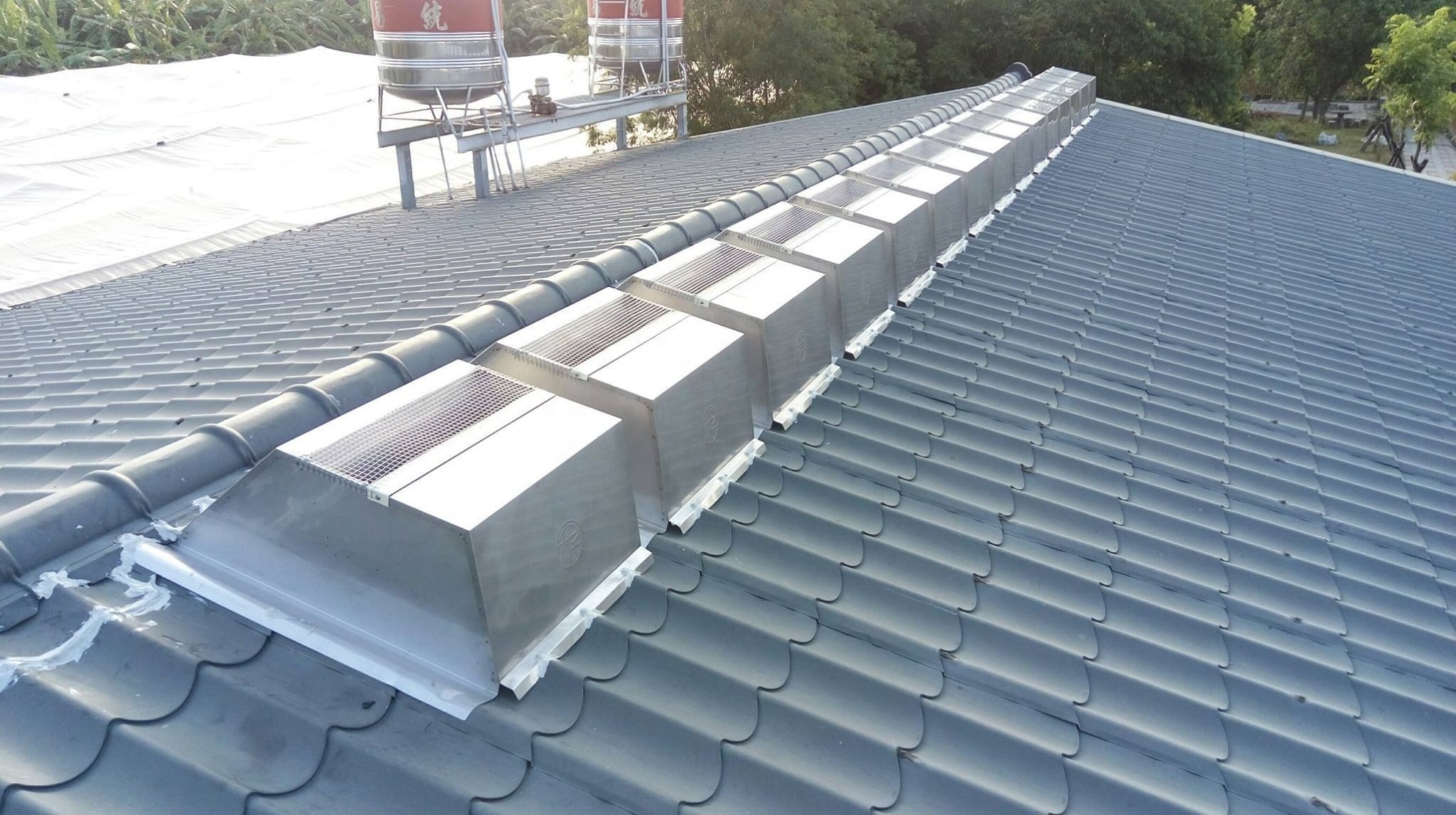 Stainless Steel Hardwired Power Roof House Air Vent