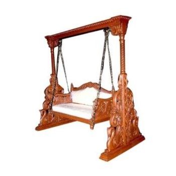 2 Seater Wooden HandcraftedJhula Swings Indoor Jhula Customized Jhula Manufacturer Wholesaler In Delhi India