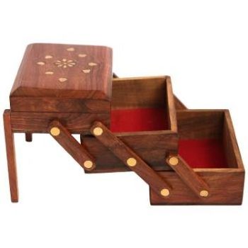 Indian Mango Wooden  Hand Carved Mango Handmade Original Best Design Jewelry Boxes  at best wholesale price made in India