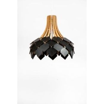 The Classy Cutting Design Black And Gold Finish Lamp Pendant Light Chandelier  Wholesale Manufacturer Made in India