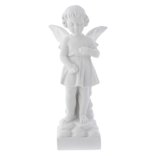 Manufacturer of Christian Angel Religious Marble Stone hand carved from pure white magnificent Statue