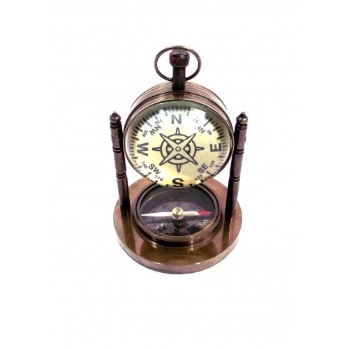 Antique Compass Marine Nautical Clock Brass Exporter of Brass Compasses  best collection this year 2021 at best price