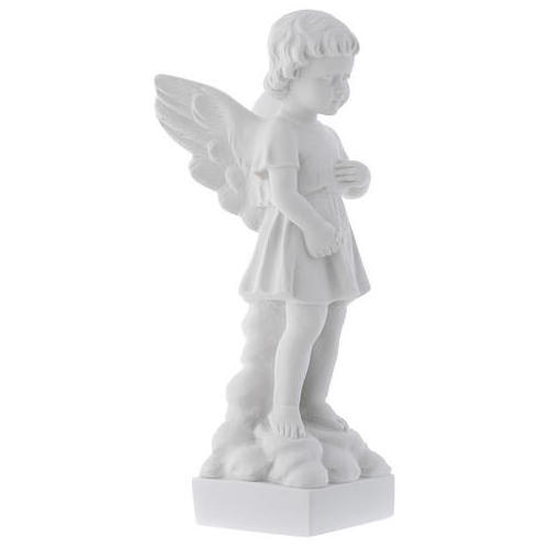 Manufacturer of Christian Angel Religious Marble Stone hand carved from pure white magnificent Statue