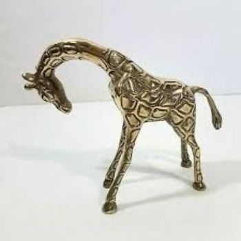 Handicraft Creative Metal Cast Brass Animal Giraffe Statue | Giraffe Sculpture handmade at best wholesale price made in India