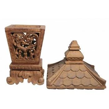 22 H Stone  Garden Lantern Ikekomi Gata Wholesale Manufacturer Supplier Homemade Handcraft Handmade Product Made in India