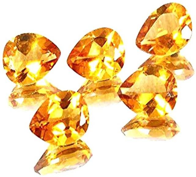 Citrine Hydro Quartz Cut Stone Loose Citrine Hydro Quartz Citrine hand made natural Gemston at best prices in India