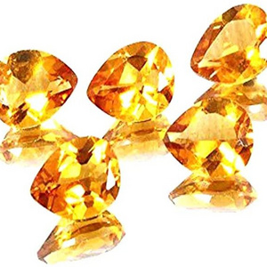 Citrine Hydro Quartz Cut Stone Loose Citrine Hydro Quartz Citrine hand made natural Gemston at best prices in India