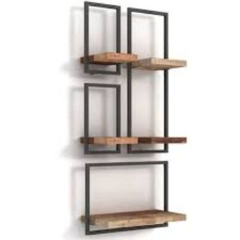 Customized Acacia wood stainless steel bookshelf  highest quality adjustable at best  wholesale  price manufactures in India