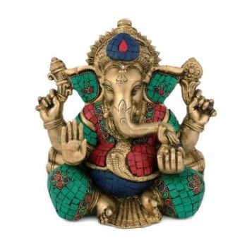 Hand Carved Wood Ganesh Statue Lord Ganesha Wood Carving Wooden Ganesha Statue Brown at Best Wholesale Price