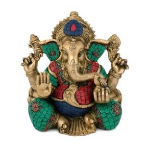 Hand Carved Wood Ganesh Statue Lord Ganesha Wood Carving Wooden Ganesha Statue Brown at Best Wholesale Price