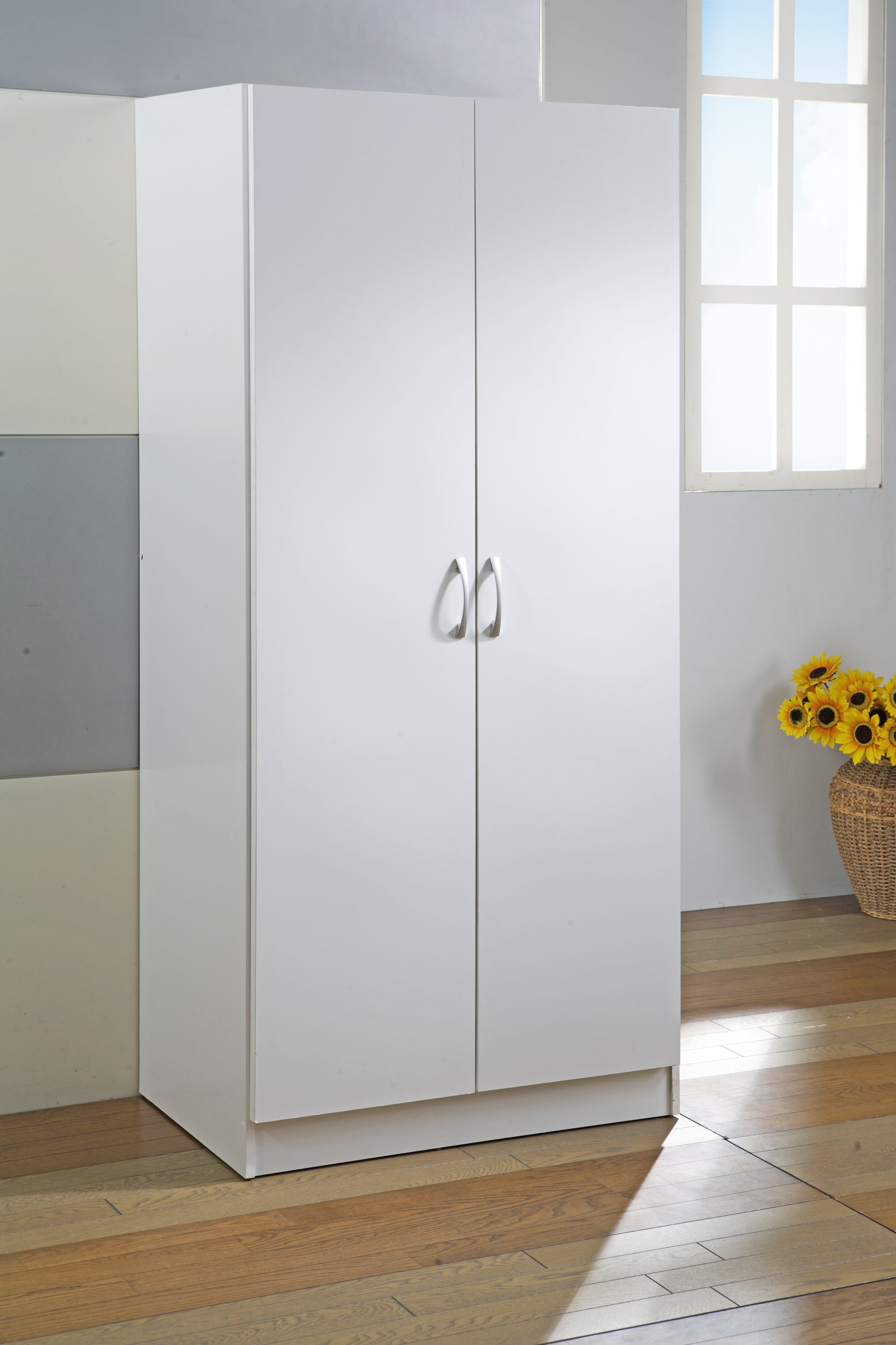 Knock Down 2 Door Wardrobe