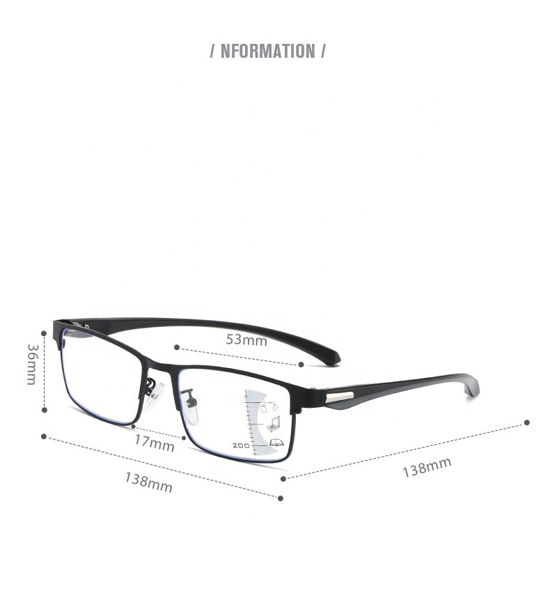 2024 New Photochromic Presbyopia Glasses for Far and Near Reading Automatic Zoom Presbyopia Glasses for Blue Light Protection