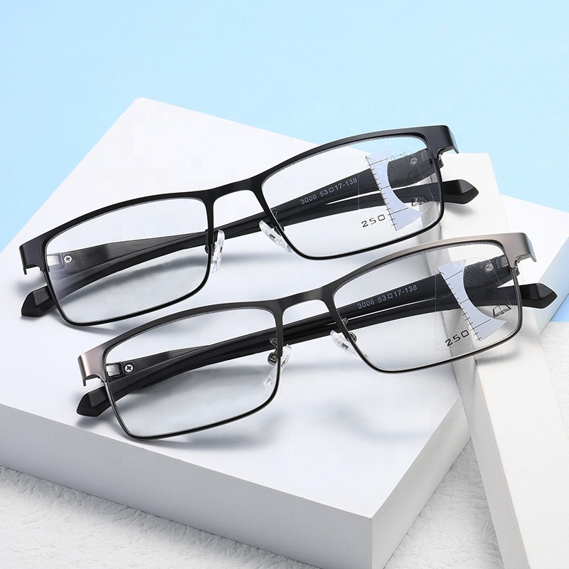 2024 New Photochromic Presbyopia Glasses for Far and Near Reading Automatic Zoom Presbyopia Glasses for Blue Light Protection