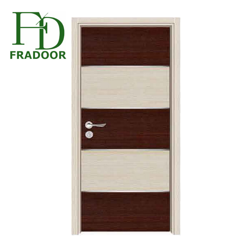 flat modern door simple design wooden front door design