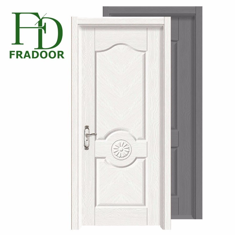 Solid Wood White Modern Design Bedroom Wooden Door Wholesale Price