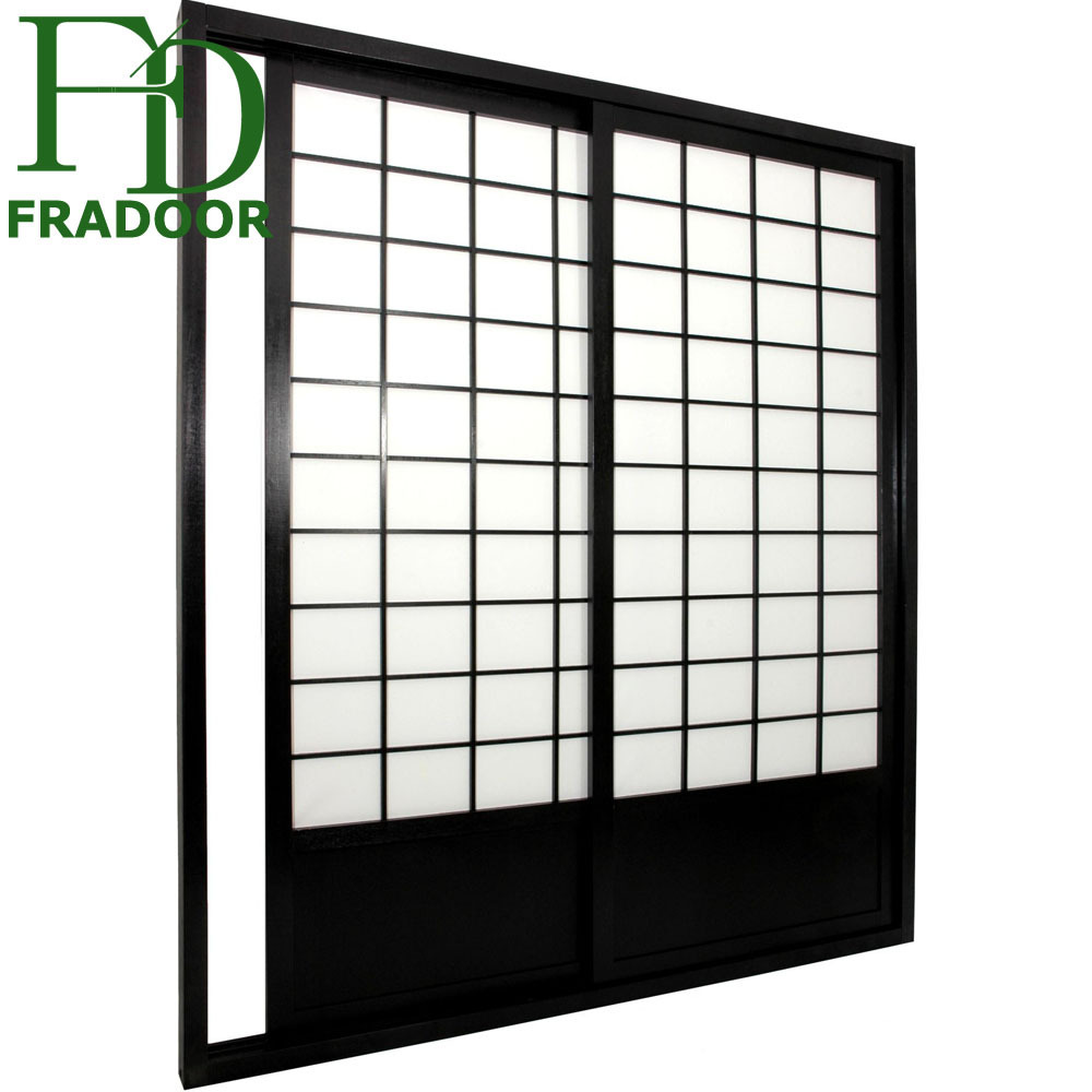 Japanese Style Exterior Corridor Sliding Partition Wooden Shoji Screen Doors