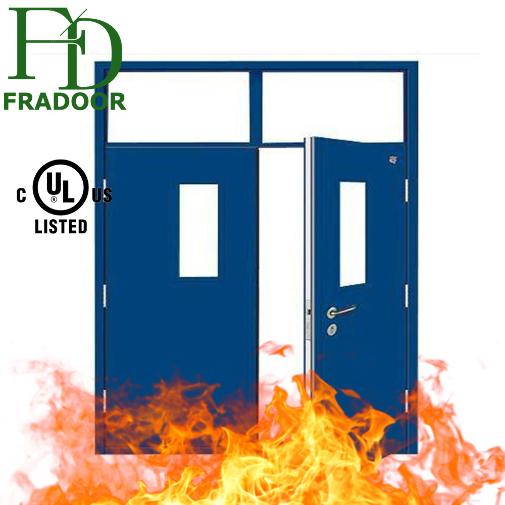 Security door malaysia commercial cheap 2 hours steel used fire rated door