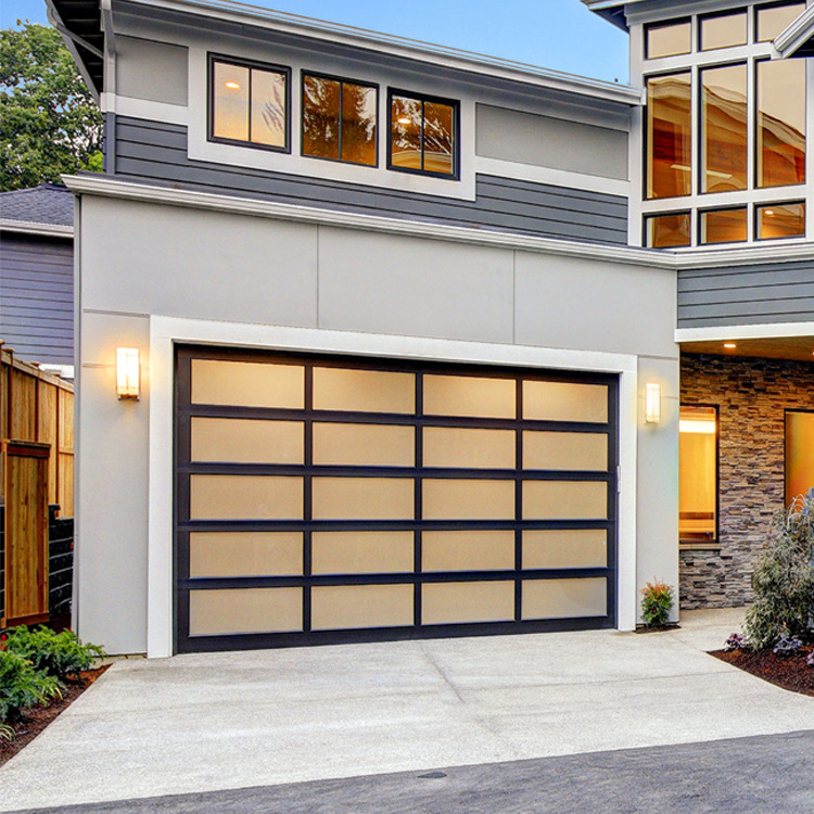 Galvanized Steel automatic flat garage door prices lowes