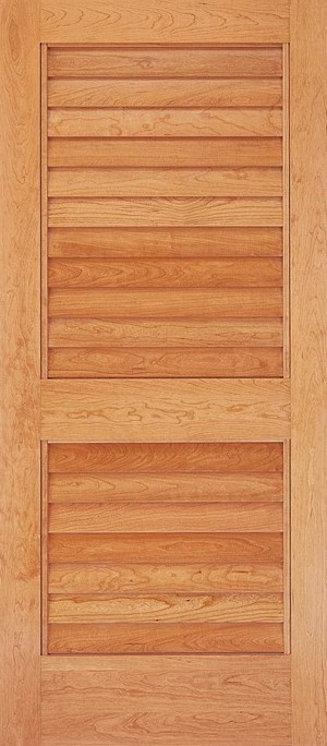 Cheap Wooden Fiber Bathroom Louvered Door For Sale