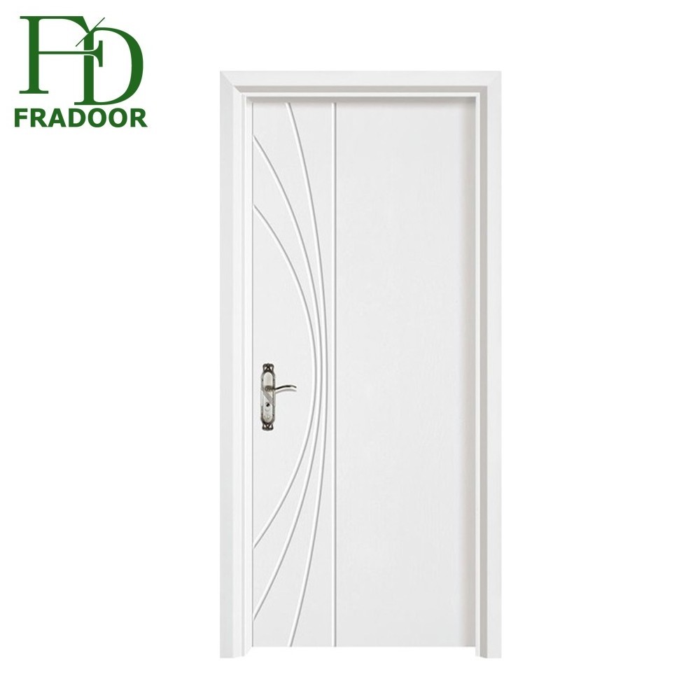 Solid Wood White Modern Design Bedroom Wooden Door Wholesale Price